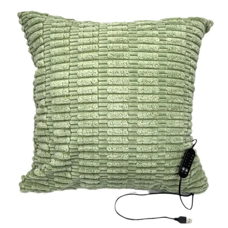 45x45cm USB Electric Cushion Portable Heating Pillow 5-Block Temperature Control Menstrual Cramps Period Pain Relief Heated Pad