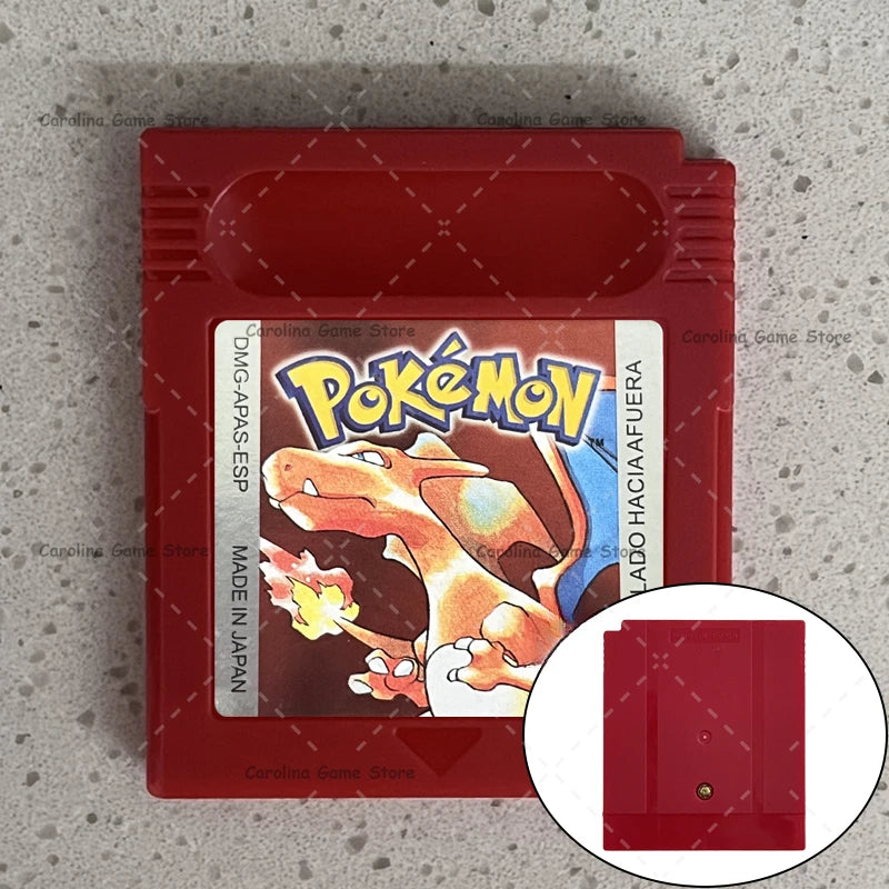 GBC Video Game Cartridge Console Card Pokemon Blue/Crystal/Green/Gold/Red/Silver/Yellow High Quality with Multi-language
