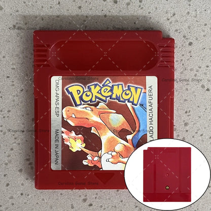 GBC Video Game Cartridge Console Card Pokemon Blue/Crystal/Green/Gold/Red/Silver/Yellow High Quality with Multi-language