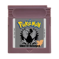 GBC Game Cartridge Pokemon Series Black White Genesis Creepy Black Dark Energy 16 Bit Video Game Console Card