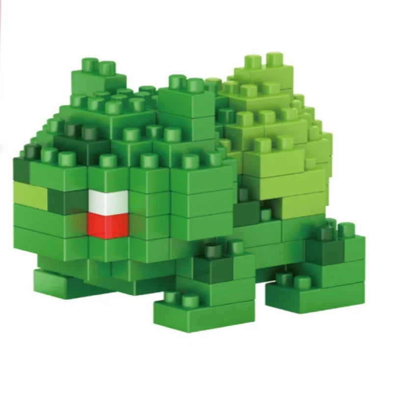 Pokemon Small Simple Building Blocks Pikachu  anime figure  Action Toys Graphics Diamond Mini Model Pocket Monster Collect Gift