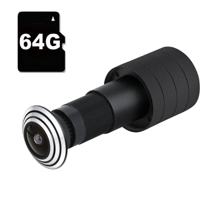 Tuya Wifi Door Eye Camera Mini Peephole Door WifI IP Camera 1.6MM Wide Angle FishEye 2Way Audio Build-In Speaker TF Card Slot