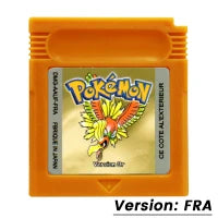 Pokemon GBC Games Cartridge 16 Bit Video Game Console Card Blue Crystal Golden Green Red Silver Yellow Multilanguage Fans Gift