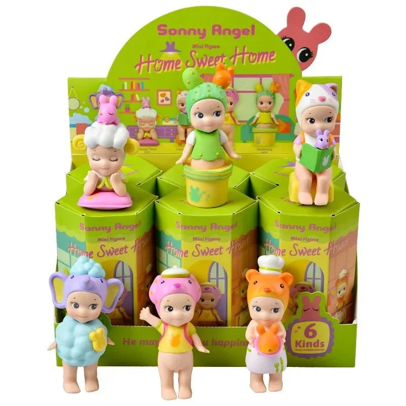 1Set Sonny Angel Blind Box 20th XMAS Love Hippers Back Dreaming Fruit Vegetable Series Toys Adult Figure Doll Valentine's Day