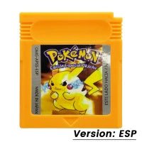 Pokemon GBC Games Cartridge 16 Bit Video Game Console Card Blue Crystal Golden Green Red Silver Yellow Multilanguage Fans Gift