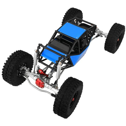 Metal 1/10 RC Simulation Climbing Crawler Frame DIY With SCX10 II 90046 Straight Axles Upgrade Car Kit Parts With Plastic Cage