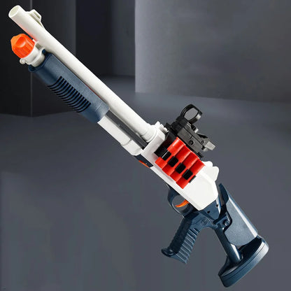 Adult Boy ouble-barrel rifle casing Spray s686 Shell Throwing Soft Bullet Battle Weapon Model Soft Bullet Toy Gun Children Gifts