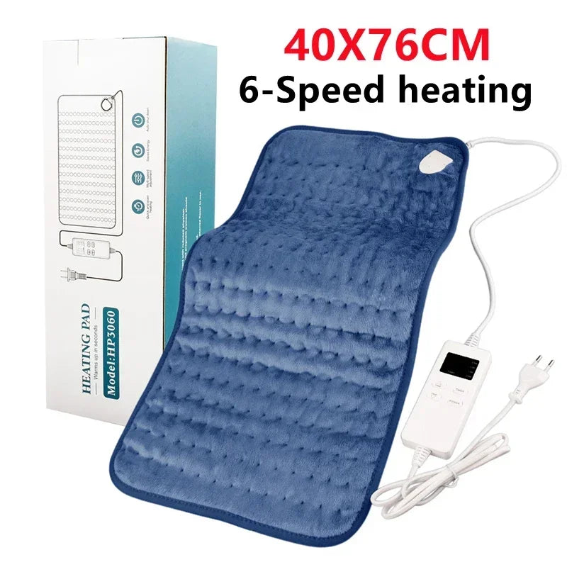 76x40cm/30X60 110V/220V  Extra Large Electric Heating Pad for Period Cramps Lower Back Pain Relief Heat Therapy Winter Warmer