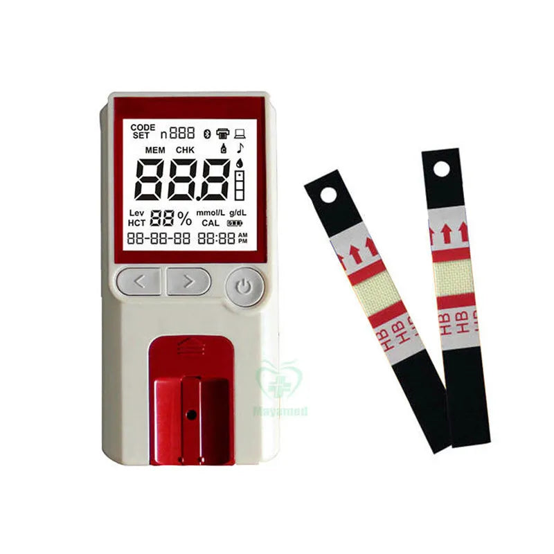 Portable Home And Medical Hemoglobin Test Meter For Testing Hemoglobin And Hematocrit In Whole Blood PLS-MY-B034A-B