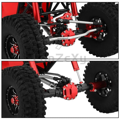 Metal 1/10 RC Simulation Climbing Crawler Frame DIY With SCX10 II 90046 Straight Axles Upgrade Car Kit Parts With Plastic Cage