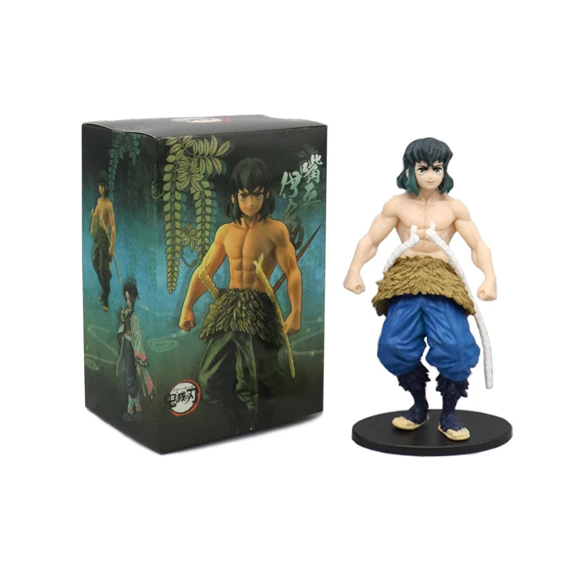 Demon Slayer Action Figure Anime Same Style Doll Toy Kamado Tanjiro Nezuko Zenitsu Collection Model PVC Material Birthday Gifts