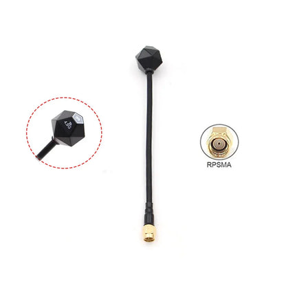 4.9G-5.8G-6G Multi Frequency Diamond Antenna 3dbi Gain SMA/RP-SMA Interface RHCP For RC Model FPV Long-Distance VTX Racing Drone