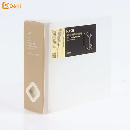 1PC CD Case 24 CD Capacity Storage Box For Bedroom Car Special CD Package CD Finishing Box Bedroom Car CD Case