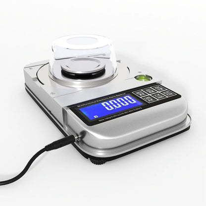 Easyover 50g/100g x 0.001g USB Charging Jewelry Scale Precision LCD Digital Fixed-number Warning Medicinal Lab Balance Weight