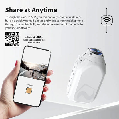 Drift Ghost XL SE Snow Edition Action Camera 1080P HD WiFi Live Streaming Sport Camera IPX7 Waterproof 9 Hour Battery For Bicycl