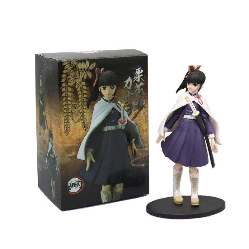 Demon Slayer Action Figure Anime Same Style Doll Toy Kamado Tanjiro Nezuko Zenitsu Collection Model PVC Material Birthday Gifts
