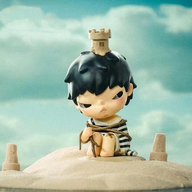 POP MART Hirono Mime Series Blind Random Box Toys Cute Action Anime Figure Kawaii POP MART Mystery Box Model Designer Doll Gift