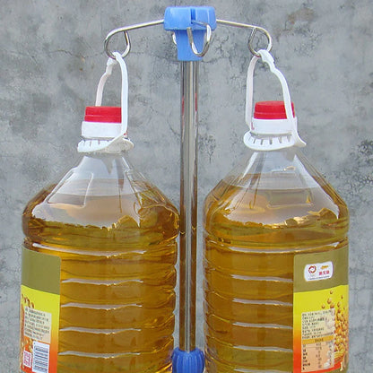 1Pc Hook Infusion Stand Clinic Iv Bag Rack Hanging Pole Hanger Drip Holder Vertical Display Bottle Medical Steel Inverted