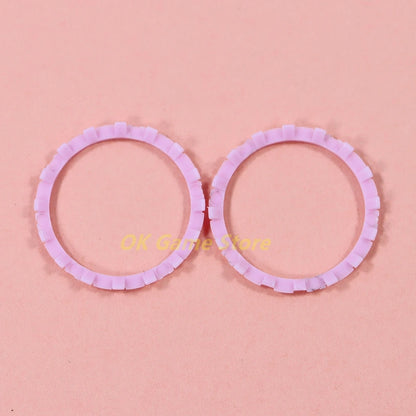 2pcs Analog 3D Joystick Thumb Stick Rings Plastic Accent Ring belt For PS5 Game Controller Accessories