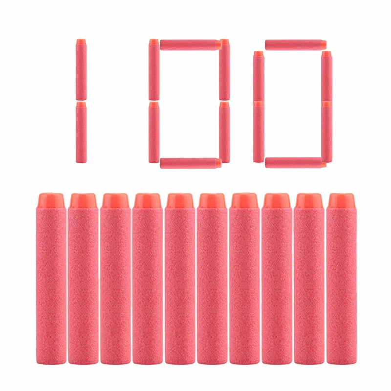 Refill Darts Bullets EVA Soft Hollow Hole Head Bullet Guns Accessories For Nerfs N-strike Elite Series Blasters Toy For Children