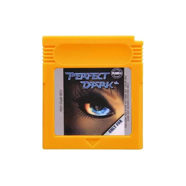 GBC Game Cartridge 16 Bit Video Game Console Card Perfect Dark 8 Colors Shells with Battery USA Version