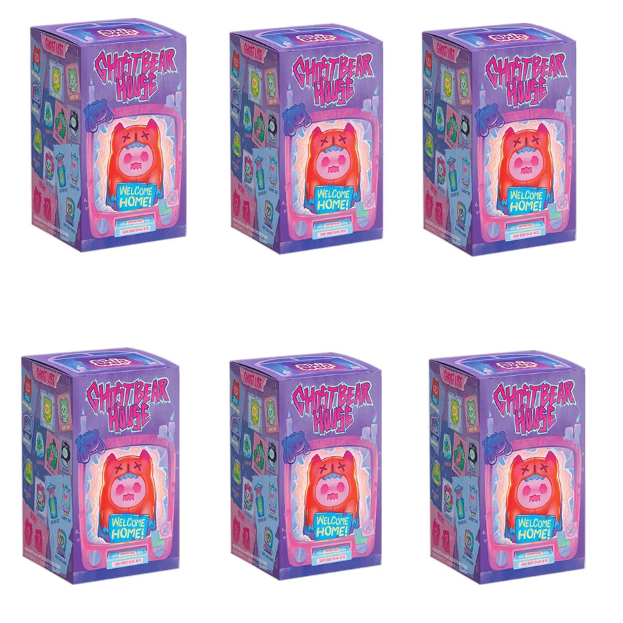 Finding Unicorn ShinWoo Ghost bear house Series  Blind Box Toys Cute Action Anime Figure Kawaii Mystery Box Designer Model  Gift