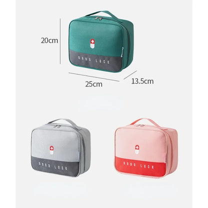 Large-Capacity Thickened Medicine Box Layered Family First Aid Kit Medicine Boxes Medicine Cabinet Portable Fabric Storage Bag