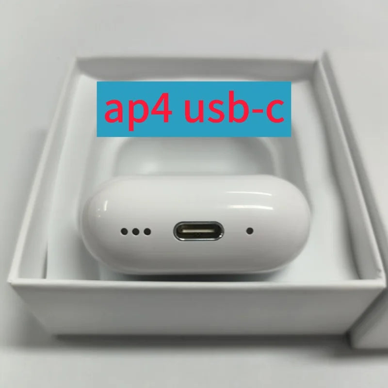 2024 New Latest AP 4nd Generation Original Bluetooth Headphones Wireless Charging Supports IOS18+ Earphones USB-C Headset