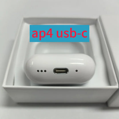 2024 New Latest AP 4nd Generation Original Bluetooth Headphones Wireless Charging Supports IOS18+ Earphones USB-C Headset