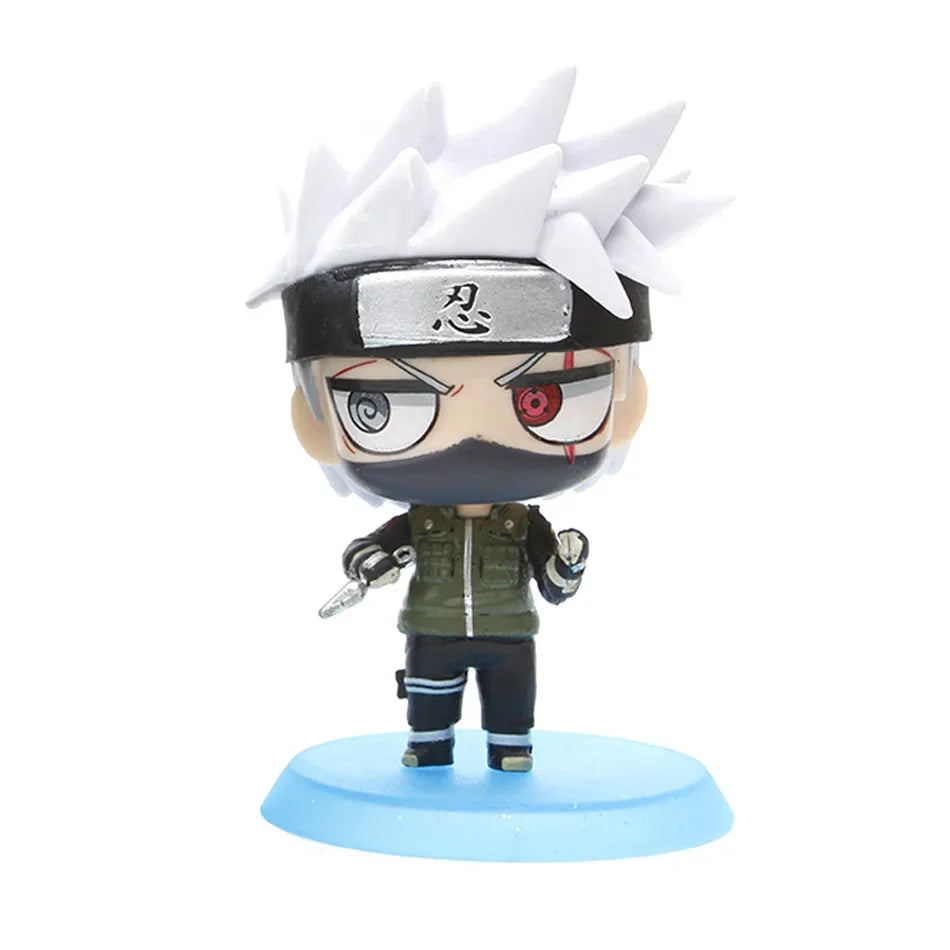 Anime Naruto Figure Toys Set Uzumaki Naruto Uchiha Sasuke Action Anime Model PVC Statue figurine Collectible Toy