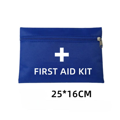 1pc Empty Portablle First Aid Kit Household Medicine Pills Bandages Storage Bag Case Zipper Emergency Medical Kit