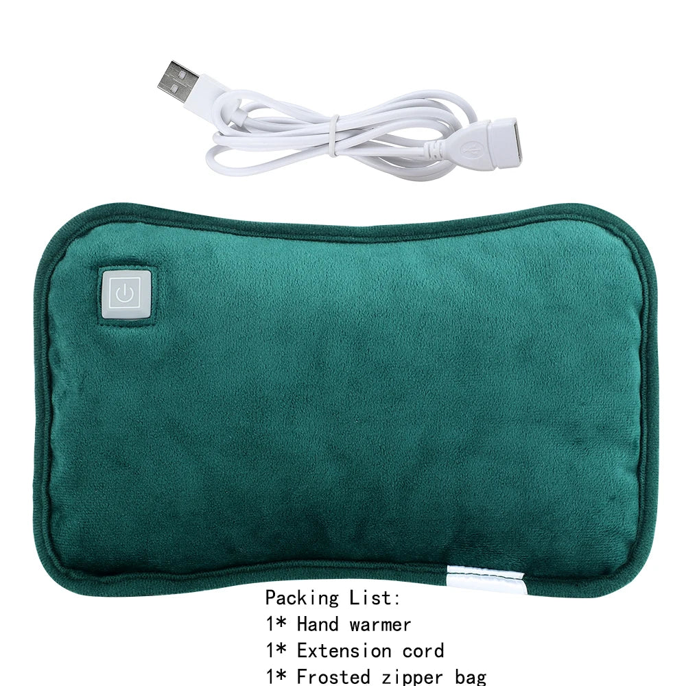 USB Electric Hand Warmer Graphene Heat Thermal Pillow Gloves Pad Winter Warm Bag for Hot Hands And Feet
