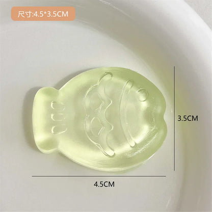 Clear Ice Cubes Squishy Toys Cute Cat Paw Fish Stress Relief Fidget Toy TPR Sticky Antistress Ball Slimy Squeeze Toys