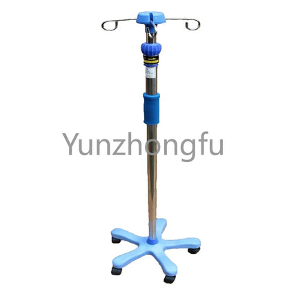 Medical IV pole stand adjustable Infusion stand convenient and durable drip stand