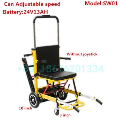Hot Sale Home Care Patient Up And Down Electric Stair Climbing Power Electric Wheelchair For Elderly