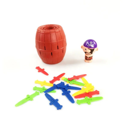 1 Pc Funny Pirate Barrel Game Toys for Children, Lucky Party Game, Jumping Pirates, Sword Bucket, Family Jokes, Gifts