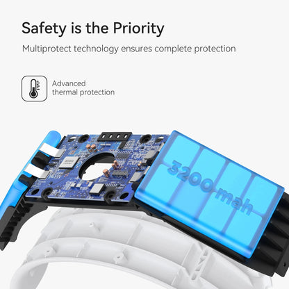 KIWI design 6400mAh Battery Head Strap For Oculus Quest 2 Accessories Power Lasting Superior Comfort Strap For Meta Quest 2 VR