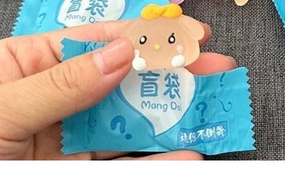 1PC Cute Mini Simulation Animal Mystery Box Toys Action Surprise Tide Play Figures Fake Candy Guess Mystery  Bag for Kids Gifts