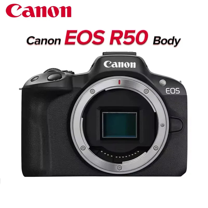 Canon EOS R50 APS-C Professional Mirrorless Digital Camera High-Speed Continuous Shooting 4K Video High Image Quality Black Body