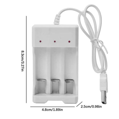 Fast Charging Battery Charger Short Circuit Protection AAA And AA Rechargeable Battery Station High Quality For Li-Ion And Ni-MH