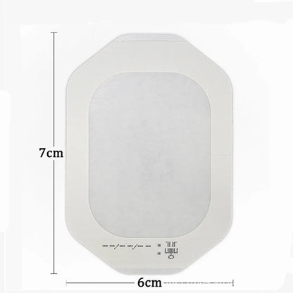 50Pcs 6x7cm Medical Transparent IV Cannula Film Dressing Waterproof Adhesive Indwelling Needle Catheter Fixation Sticker