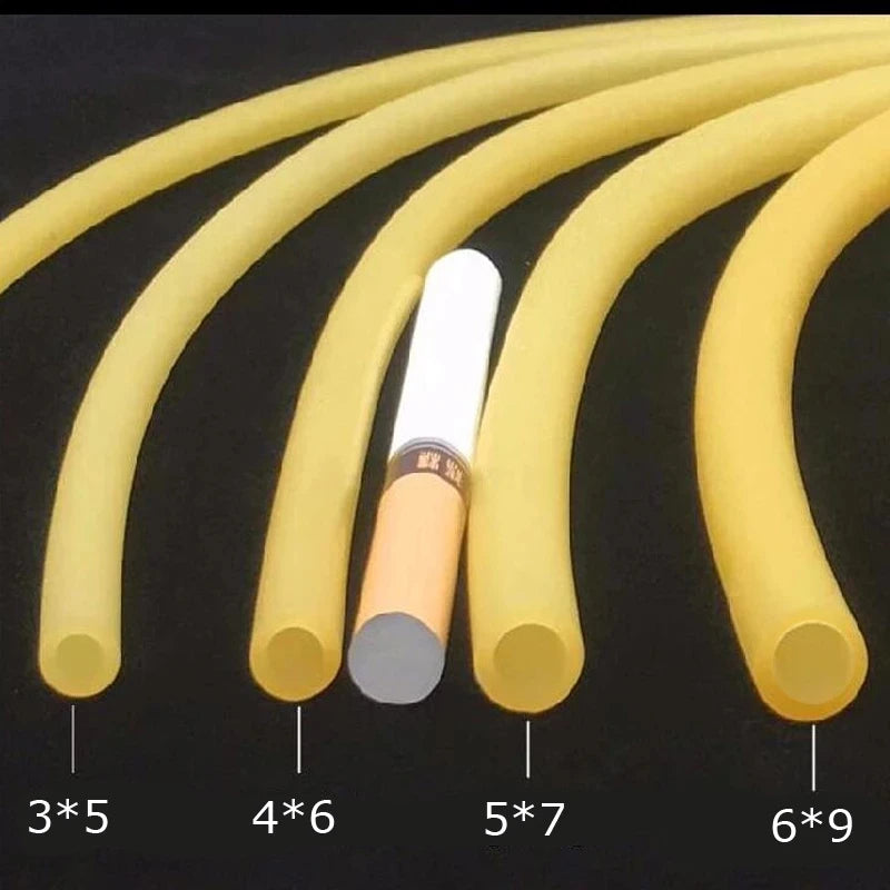 Natural Latex Rubber Tubing Tube Rubber Hose Hospital Surgical Tube for Slingshot/Catapult/ OD Speargun / Outdoor Hunting