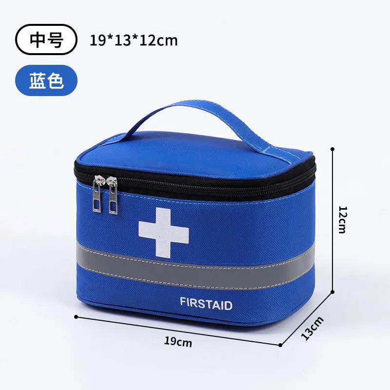 First Aid Kit Medicine Storage Bag Portable Outdoor Rescue Bag Household Children's Large Capacity Medical Kit Storage Organizer