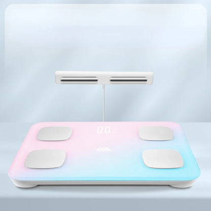 Smart Body Fat Scale:LED DisplayAPP IntegrationSmall Precision Electronic Scale for Health Tracking Bluetooth Weight Monitor.