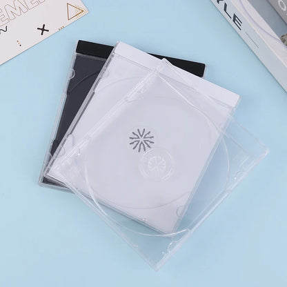 1Pcs CD Storage Case Transparent Stand Acrylic Holders For CDs DVD Storage Holder Tool