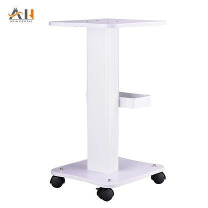 Medical Trolley Mobile Shelf Table Dental Unit Portable Cart with Swivel Brake Wheels and Socket for Dental Clinic Dentist Tools