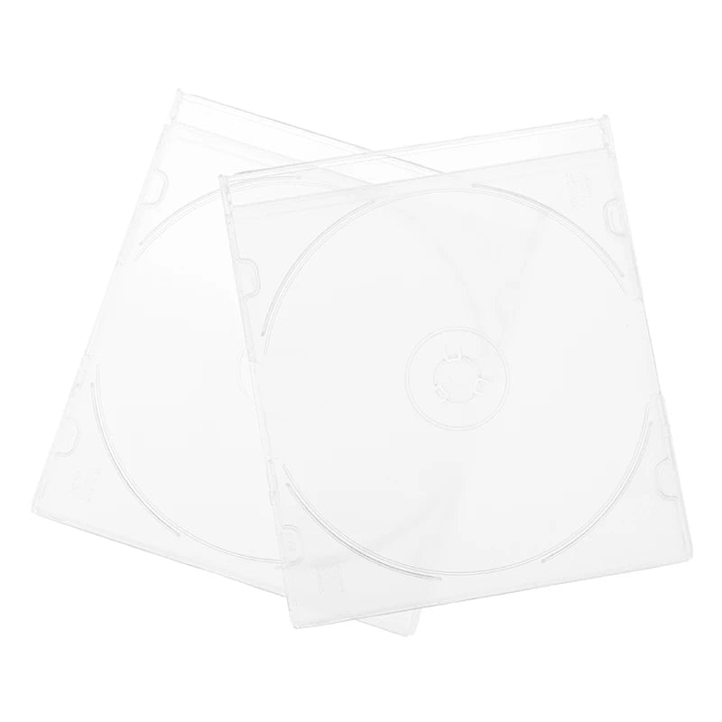 1Pcs CD Storage Case Transparent Stand Acrylic Holders For CDs DVD Storage Holder Transparent