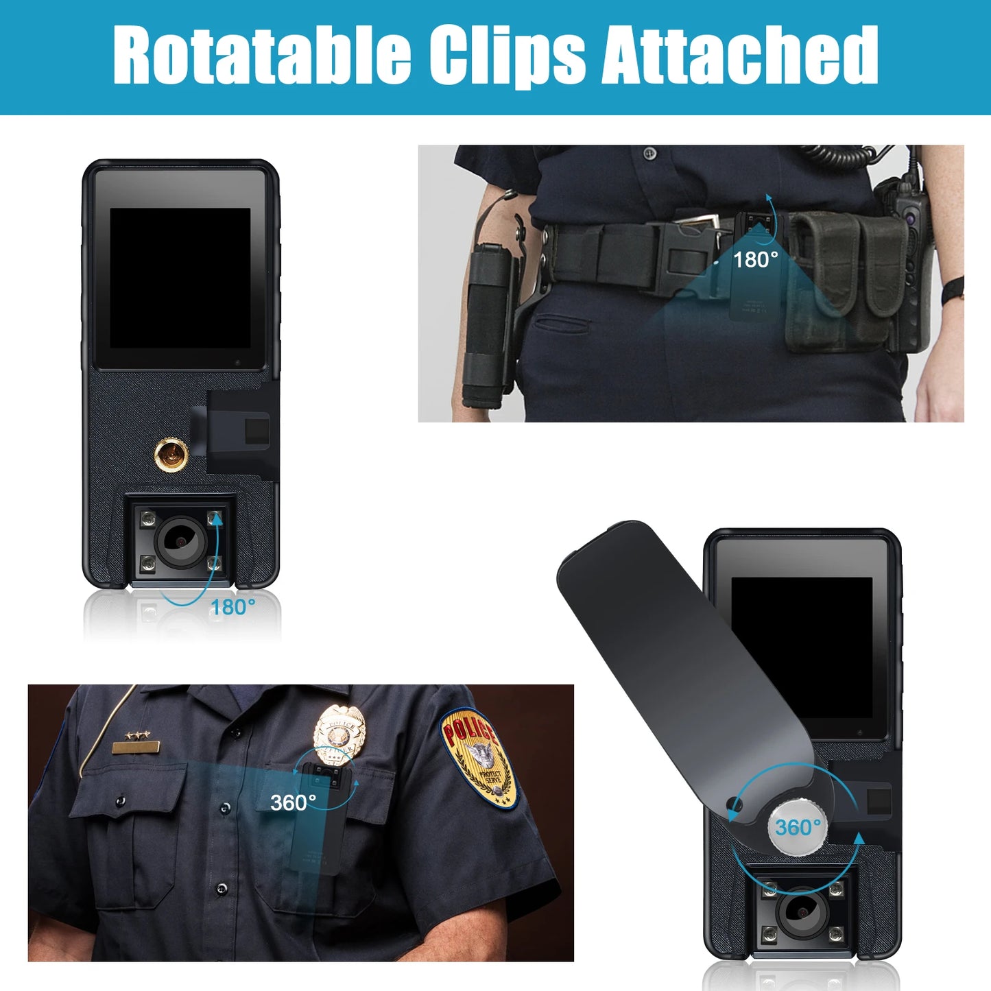 Telele A39 Small Camcorder Body Cam Outdoor Sports Video Recorder Mini Digital Camera 1080P HD Screen Night Vision