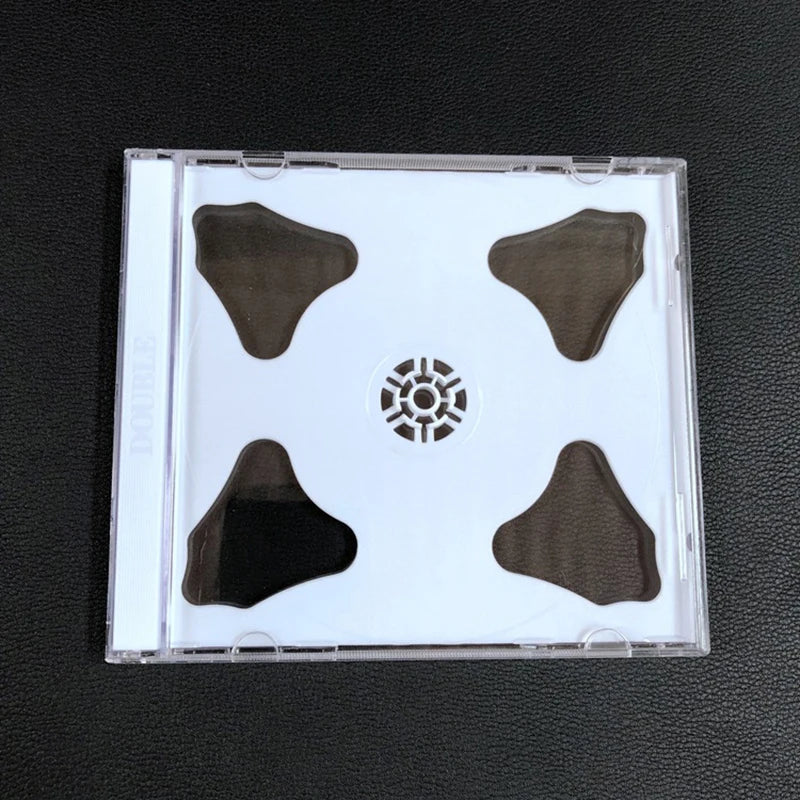 Transparent Plastic DVD Case Portable CD Storage Box CD Package Case Durable DVD Box Thicken Single CD DVD Disc Box Storage Case