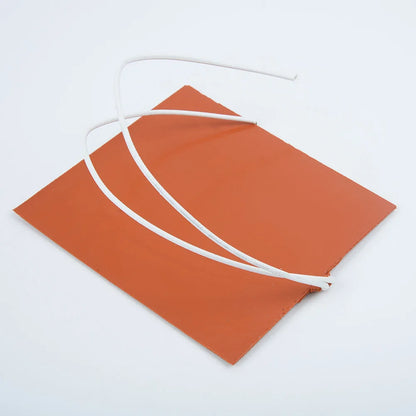 12V 12W Silicone Heater Pad For Printer Heated Bed Heating Mat 100*120mm For Car Fuel /water Tank/battery Antifreeze Insulation